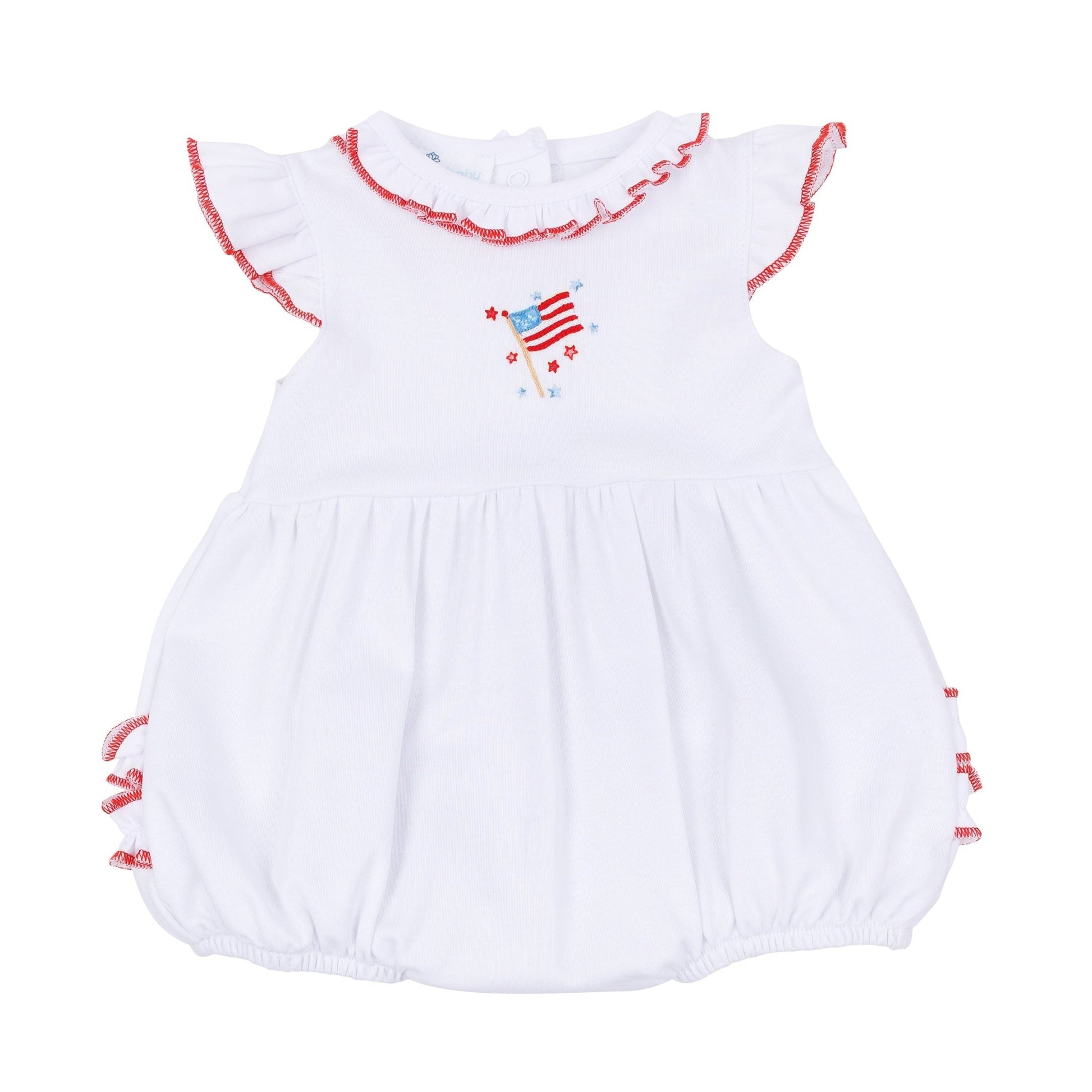 A Sparkly Fourth Ruffle Bubble - Magnolia BabyBubble