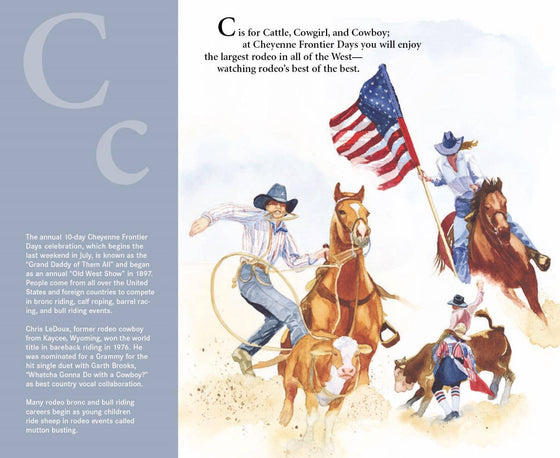 A STATE of WYOMING picture book - Magnolia BabyBook