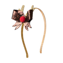  Gold Reindeer Headband