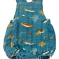 Muslin Retro Sunsuit - Gone Fishing