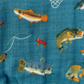 Muslin Retro Sunsuit - Gone Fishing