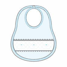  Abby & Alex Blue Smocked Bib - Magnolia BabyBib