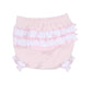 Abby & Alex Pink Smocked Collared Ruffle Short Sleeve Diaper Cover Set - Magnolia BabyDiaper Cover