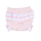 Abby and Alex Smocked Short Sleeve Diaper Cover Set - Pink - Magnolia BabyDiaper Cover