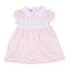 Abby Smocked Collared Short Sleeve Dress - Magnolia BabyDress