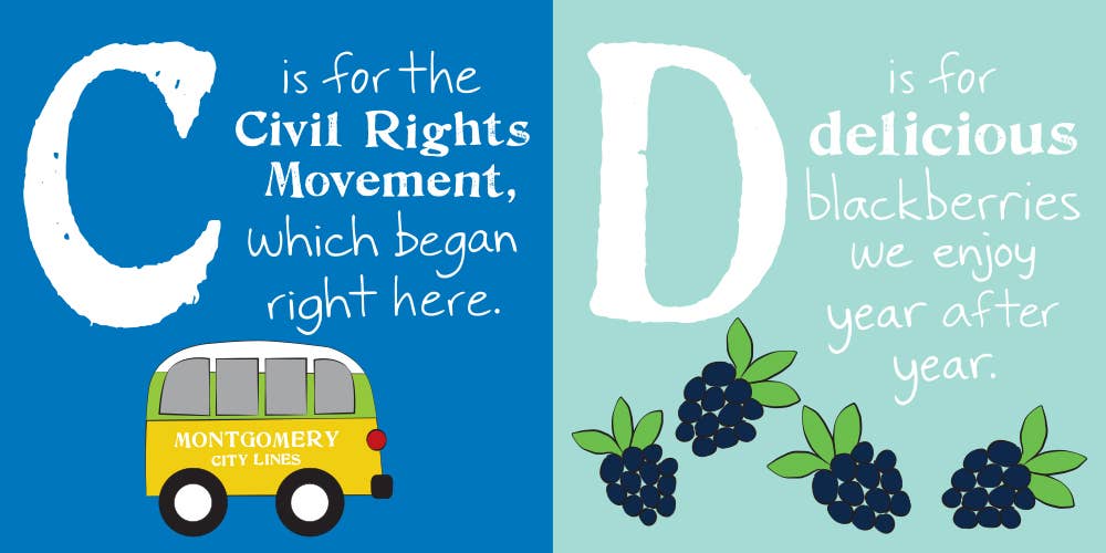 ABCs of Alabama - Magnolia BabyBook