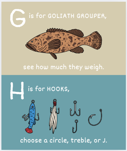 ABC's of Fishing Book - Magnolia BabyBook