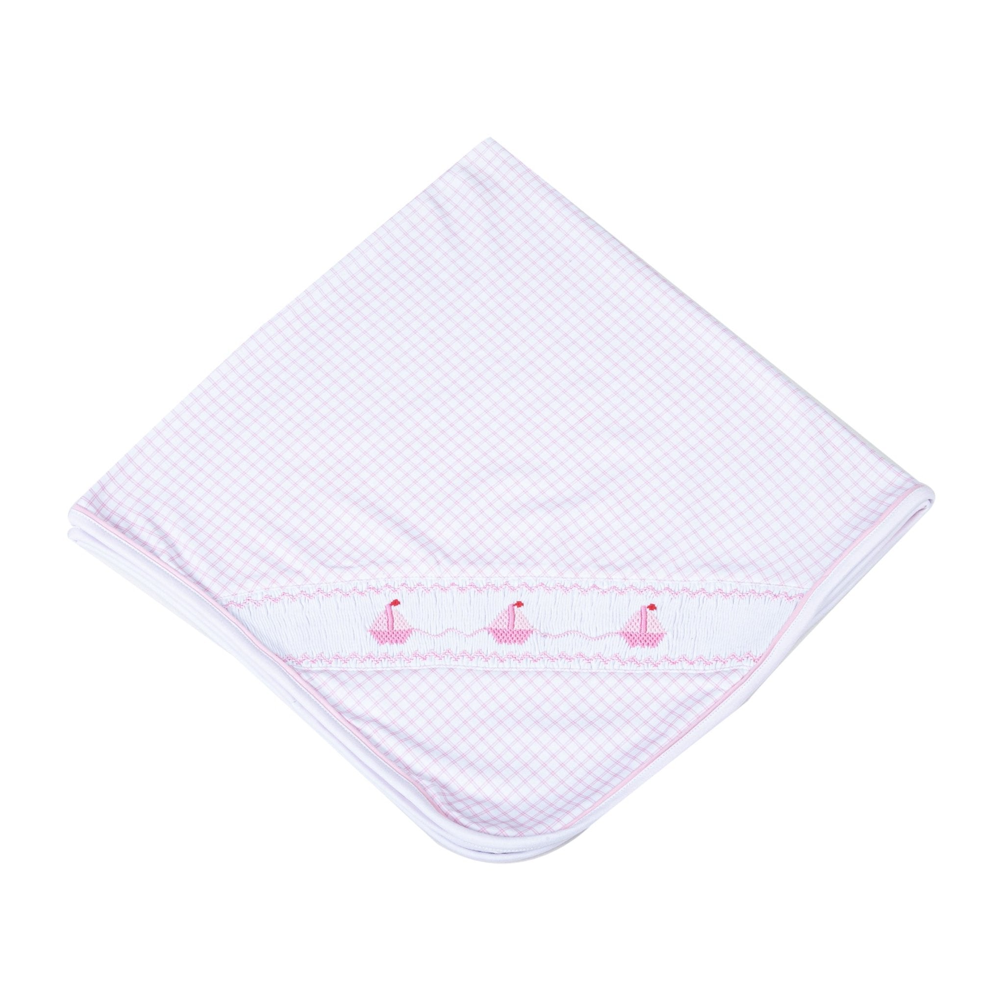 Ahoy Baby Classics Receiving Blanket - Pink - Magnolia BabyReceiving Blanket