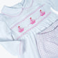 Ahoy Baby Classics Smocked 2pc Pant Set - Pink - Magnolia BabyPant Set