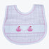 Ahoy Baby Classics Smocked Bib - Pink - Magnolia BabyBib