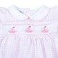 Magnolia Baby_Ahoy Baby Classics Smocked Bubble - Pink_3