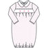 Ahoy Baby Classics Smocked Gathered Gown - Pink - Magnolia BabyGown