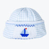 Ahoy Baby Classics Smocked Hat - Light Blue - Magnolia BabyHat