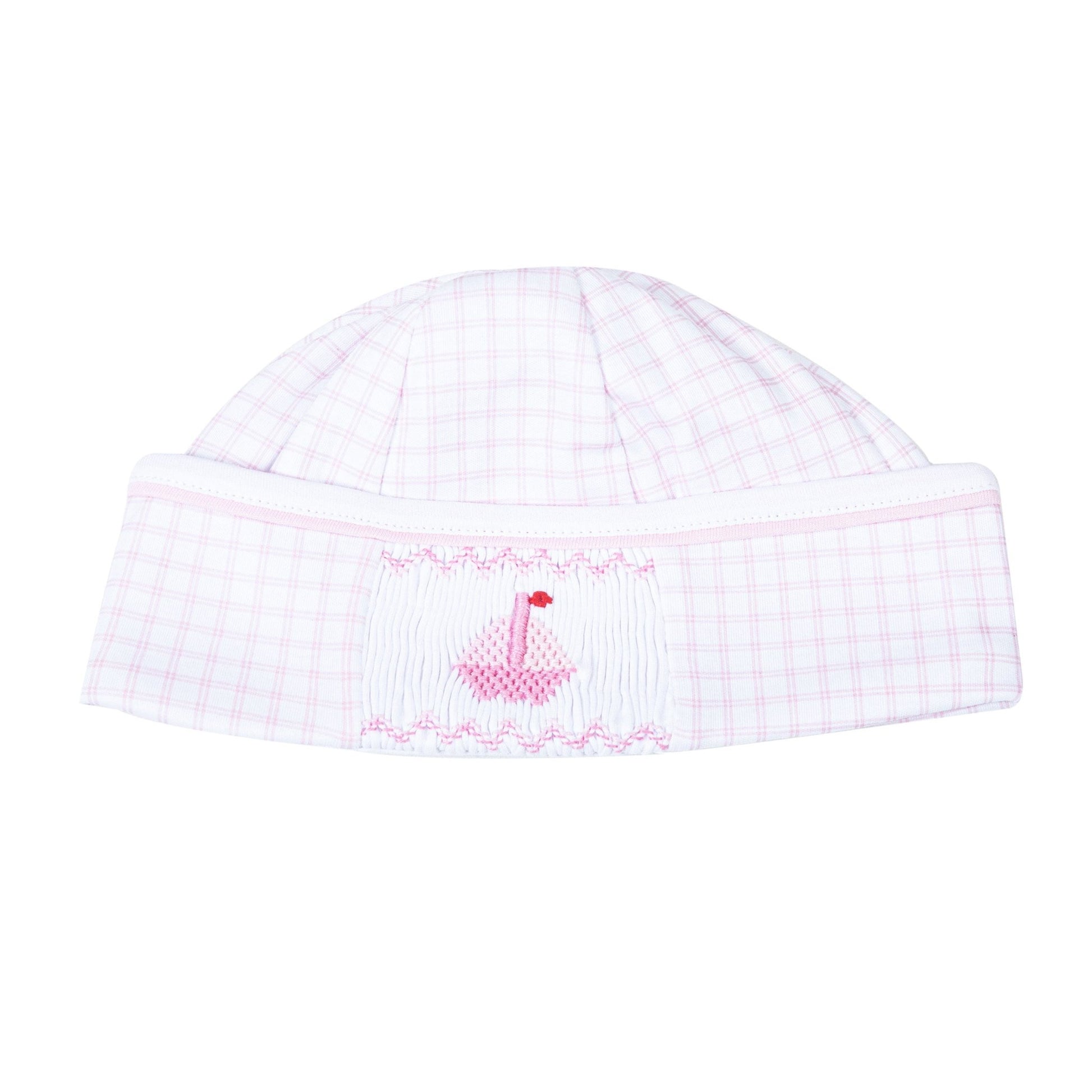 Magnolia Baby_Ahoy Baby Classics Smocked Hat - Pink_1