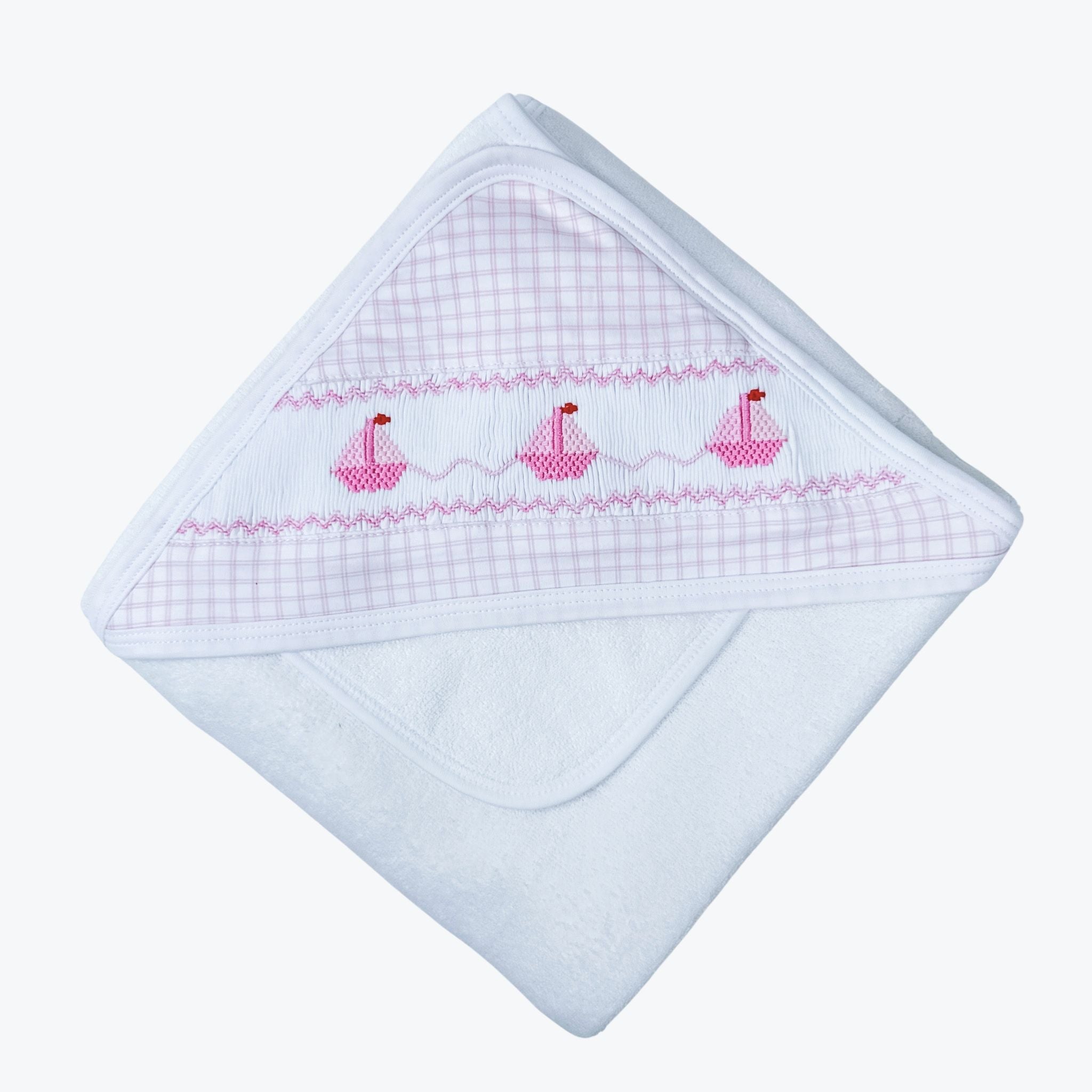 Ahoy Baby Classics Towel Set - Pink - Magnolia BabyTowel Set