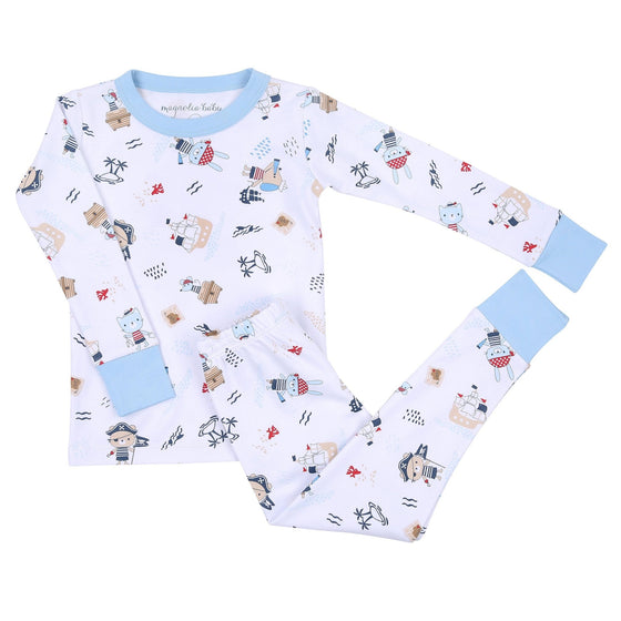 Ahoy Matey! Infant/Toddler Long Pajamas - Magnolia BabyLong Pajamas