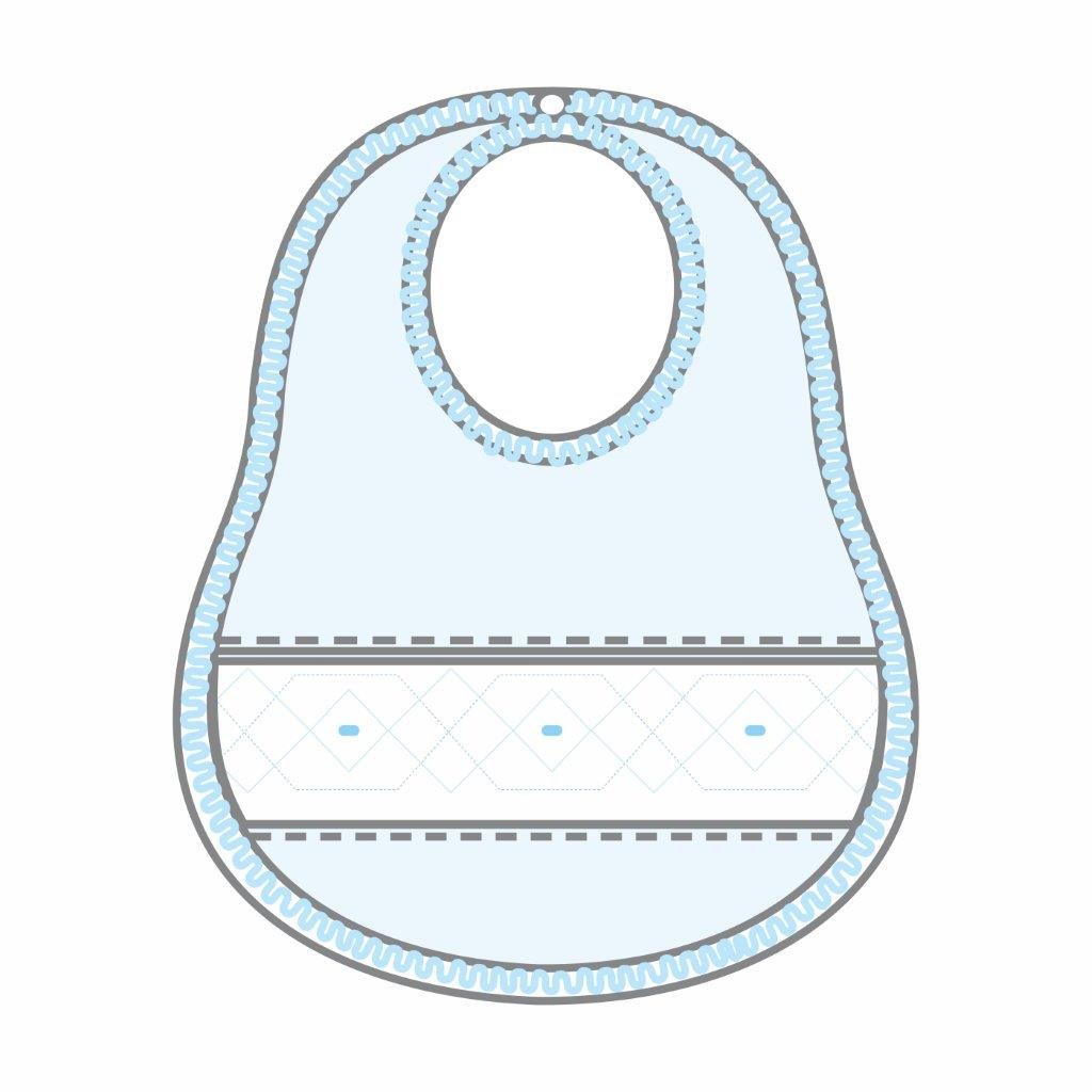 Alex Smocked Bib - Magnolia BabyBib