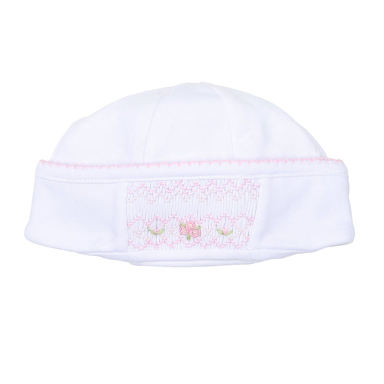 Alice and Andrew Pink Smocked Hat - Magnolia BabyHat
