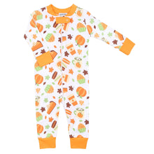  All Things Pumpkin Zip Pajamas - Magnolia BabyZipper Pajamas