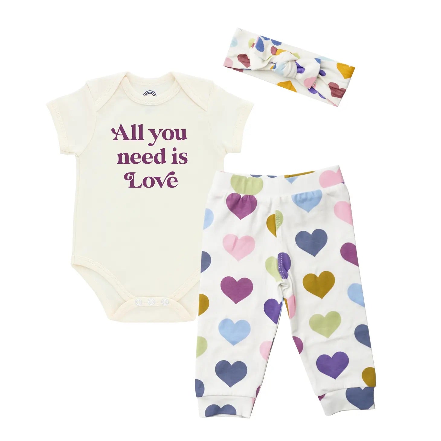 All You Need is Love Set - Magnolia BabyPant Set