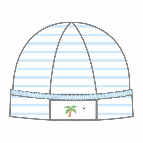 Alligator Classics Smocked Hat - Blue - Magnolia BabyHat