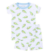  Alligator Friends Blue Infant/Toddler Short Pajamas
