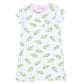 Alligator Friends Pink Short Sleeve Nightdress