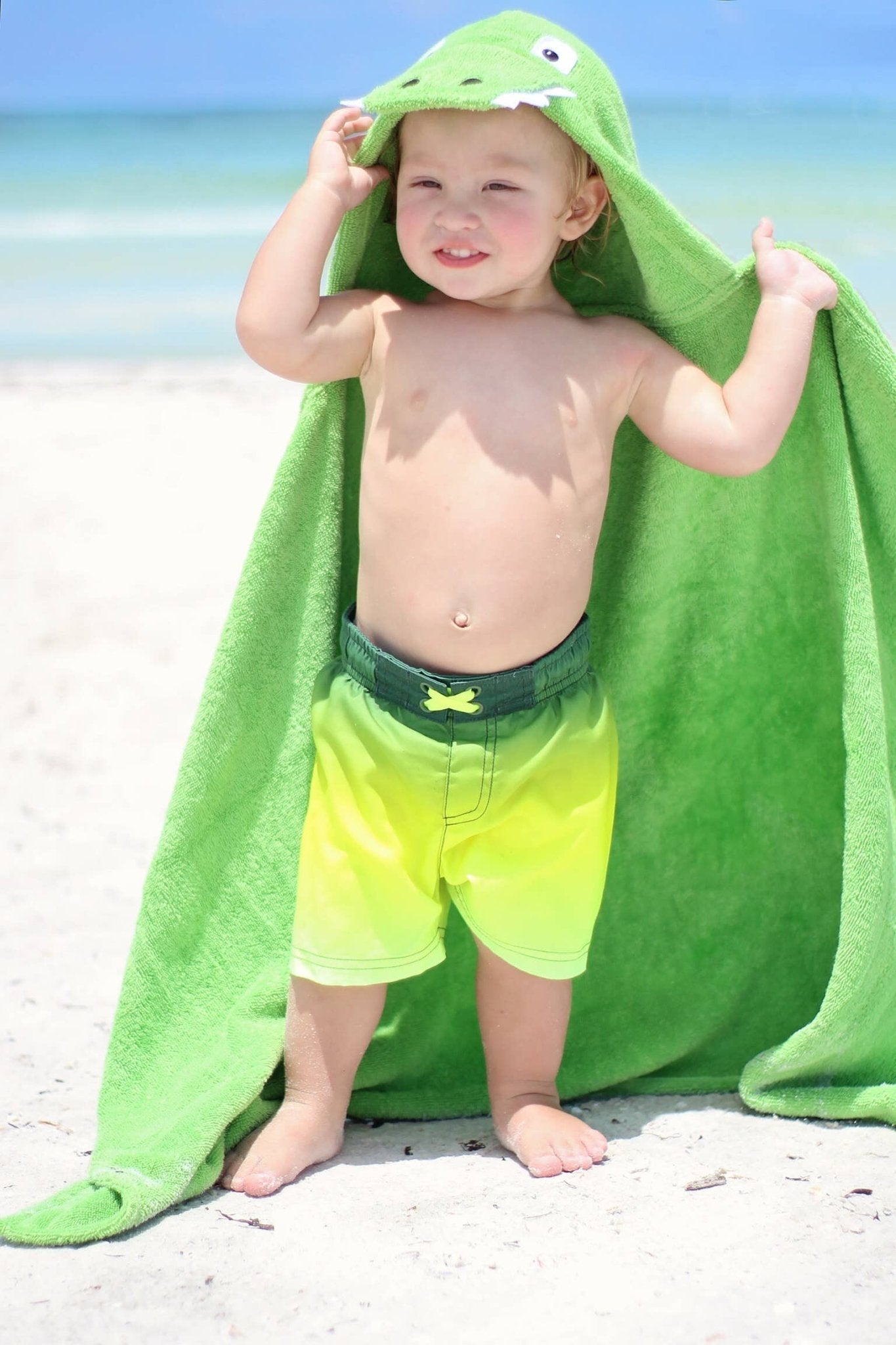 Alligator Hooded Towel - Magnolia BabyHooded Towel