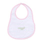 Alligator Pie Embroidered Bib - Pink - Magnolia BabyBib