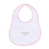 Alligator Pie Embroidered Bib - Pink - Magnolia BabyBib