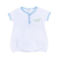 Alligator Pie Embroidered Bubble - Light Blue - Magnolia BabyBubble
