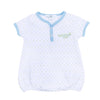Alligator Pie Embroidered Bubble - Light Blue - Magnolia BabyBubble