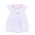 Alligator Pie Embroidered Bubble - Pink - Magnolia BabyBubble