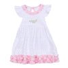Alligator Pie Embroidered Dress - Pink - Magnolia BabyDress