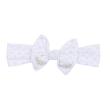  Alligator Pie Embroidered Headband - Pink - Magnolia BabyHeadband