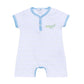 Alligator Pie Embroidered Short Playsuit - Light Blue - Magnolia BabyShort Playsuit