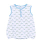 Alligator Pie Print Bubble - Light Blue - Magnolia BabyBubble