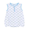 Alligator Pie Print Bubble - Light Blue - Magnolia BabyBubble