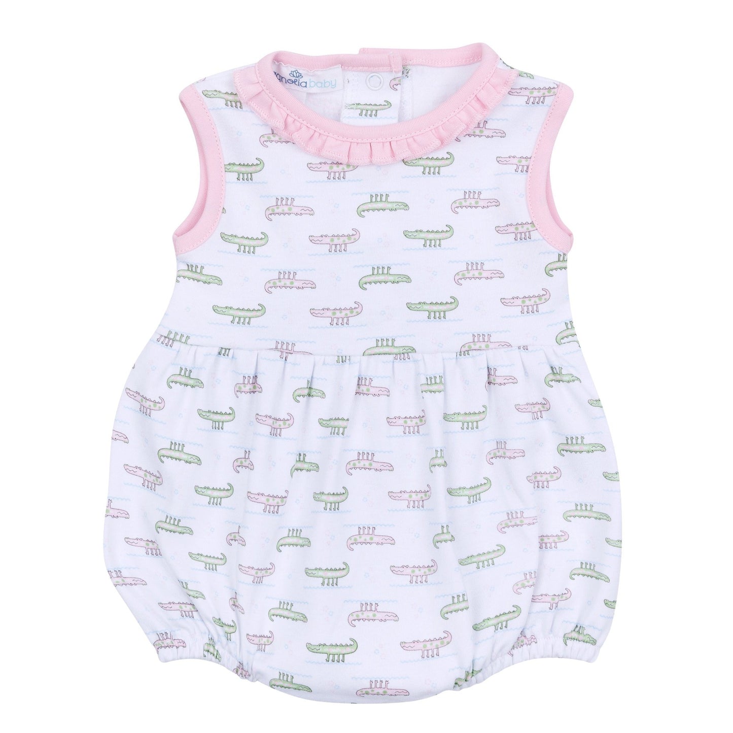 Alligator Pie Print Bubble - Pink - Magnolia BabyBubble