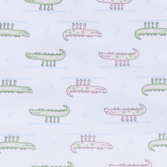 Alligator Pie Print Dress - Pink - Magnolia BabyDress