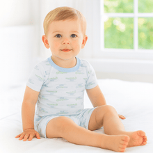  Alligator Pie Short Pajamas - Light Blue - Magnolia BabyShort Pajamas