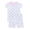 Alligator Pie Short Pajamas - Pink - Magnolia BabyShort Pajamas