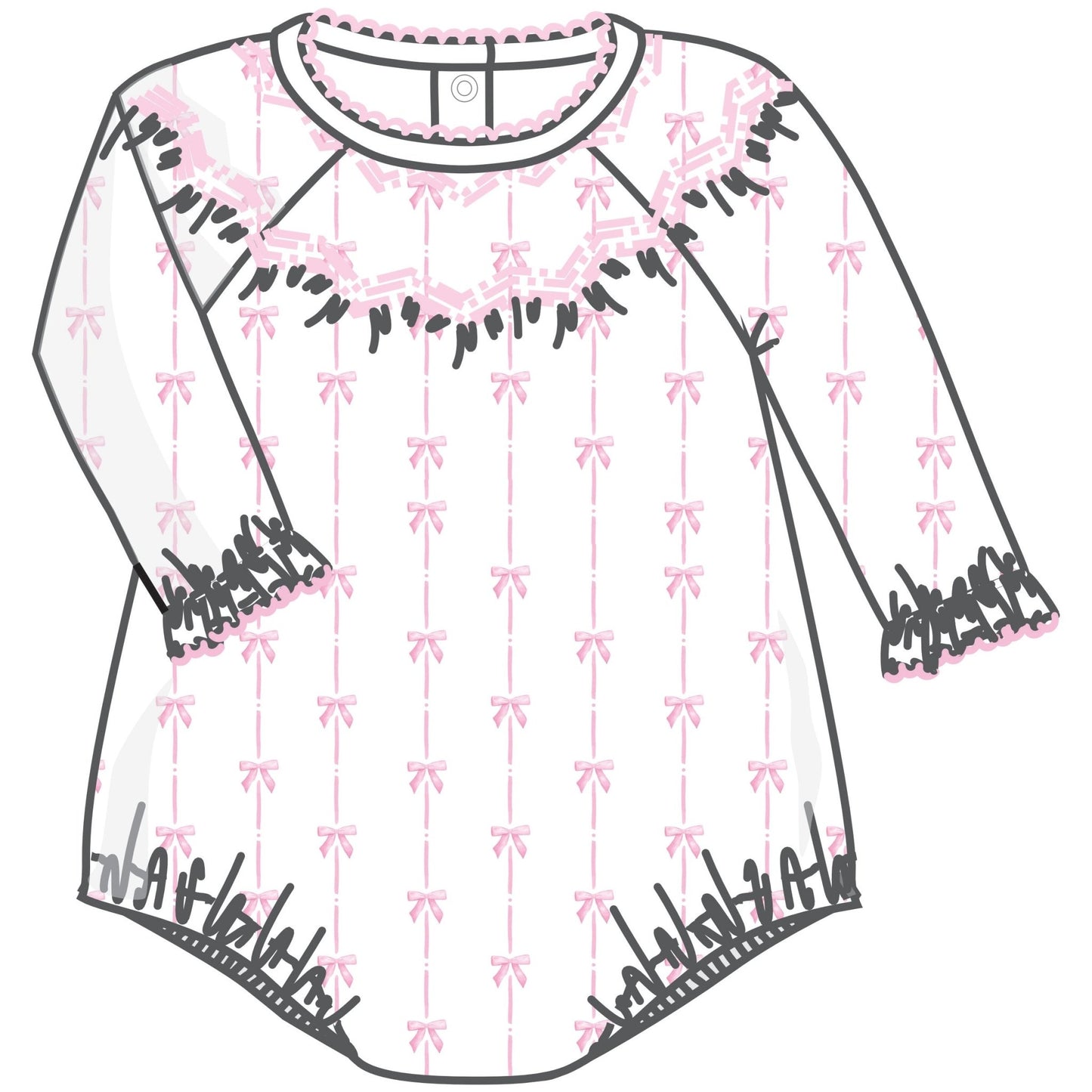 Amelia's Classics Bishop Long Sleeve Bubble - Magnolia BabyBubble