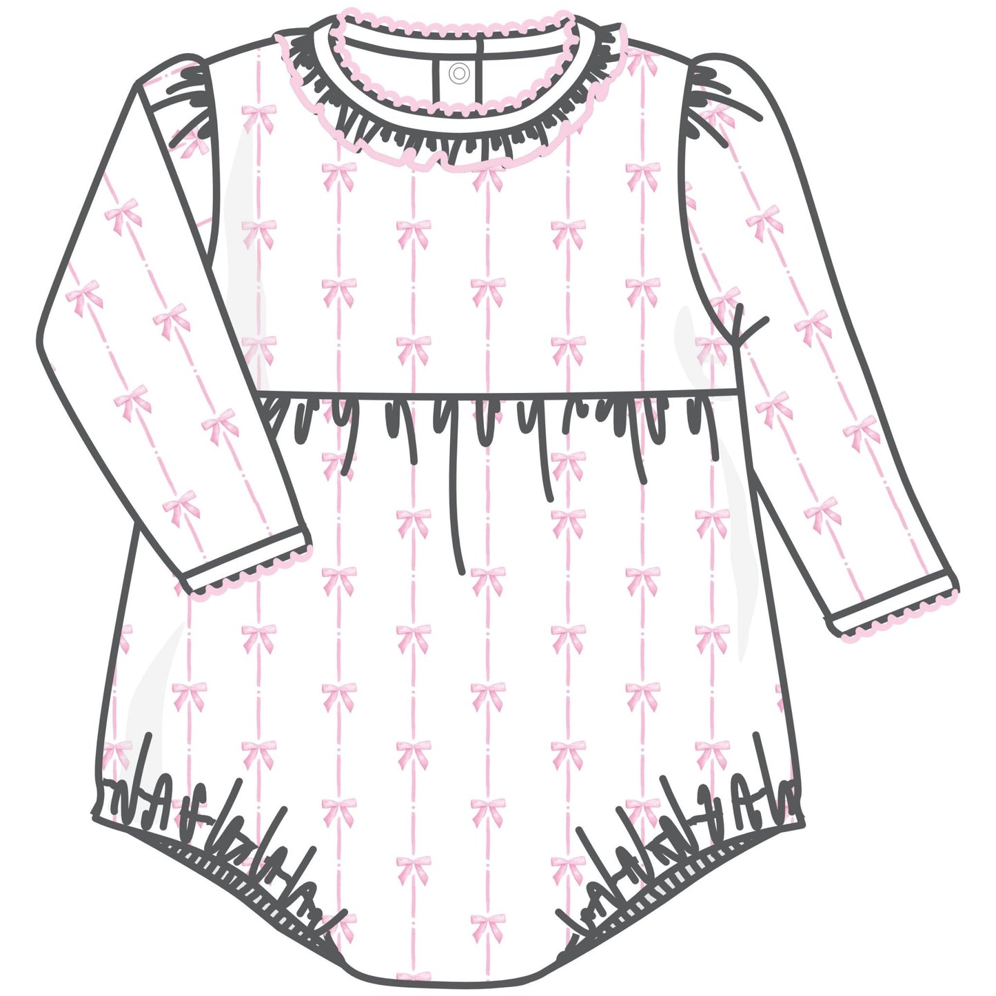 Amelia's Classics Long Sleeve Bubble - Magnolia BabyBubble