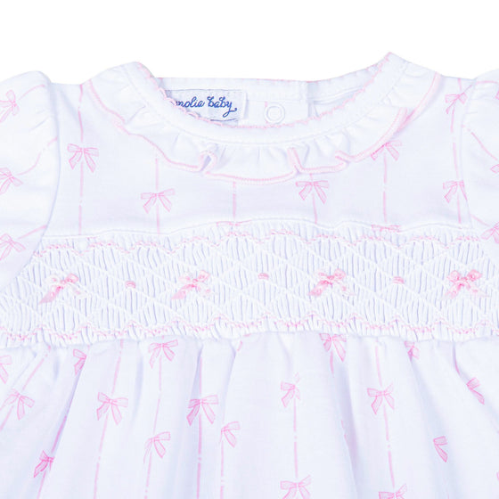 Amelia's Classics Smocked Footie - Magnolia BabyFootie