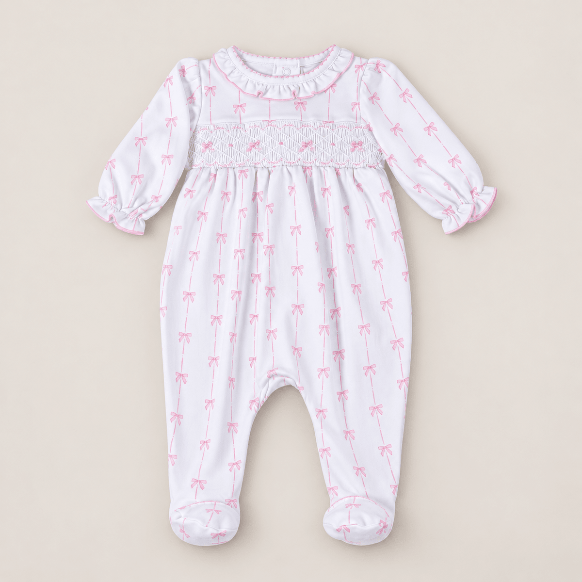 Magnolia Baby_Amelia's Classics Smocked Footie_4