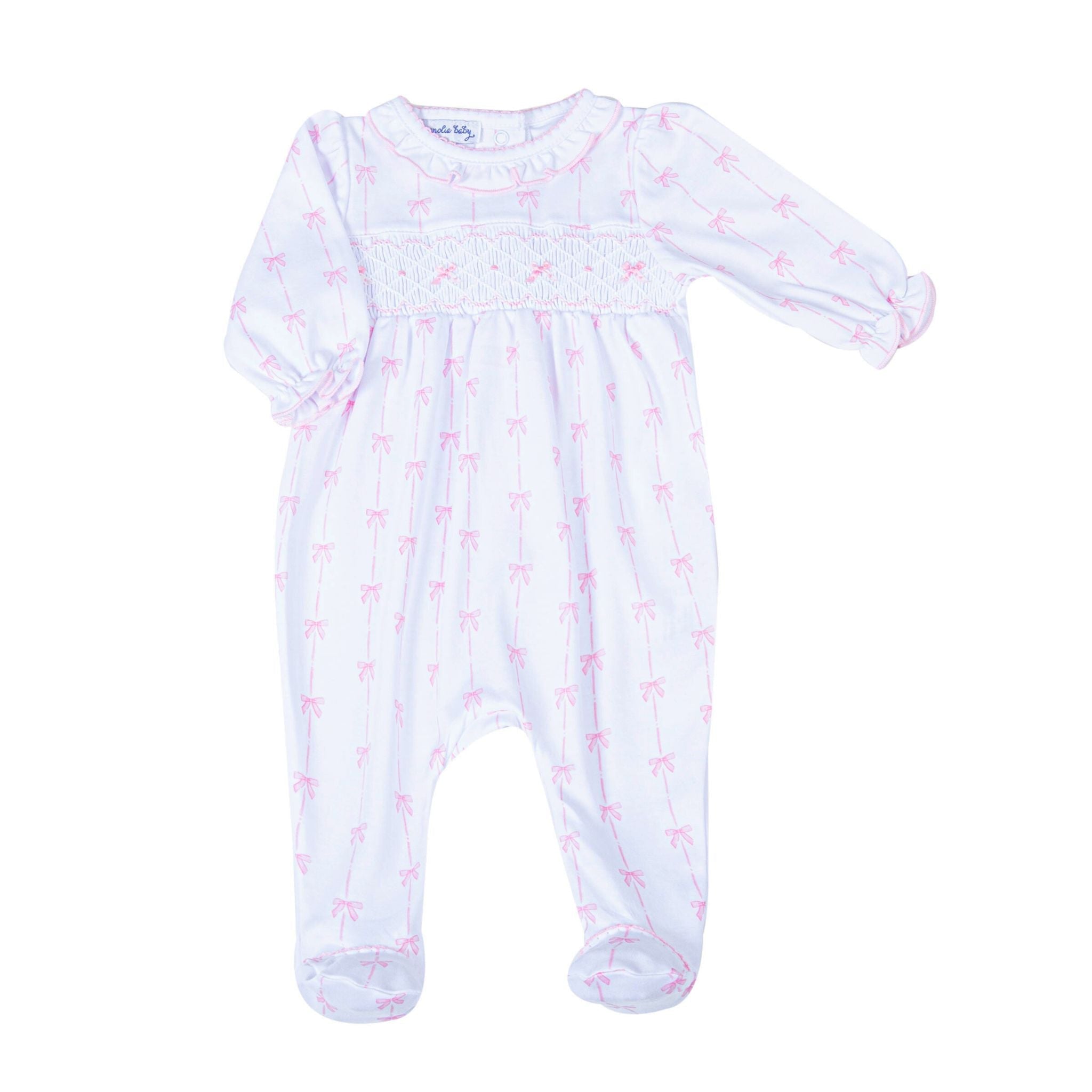 Amelia's Classics Smocked Footie - Magnolia Baby Girl