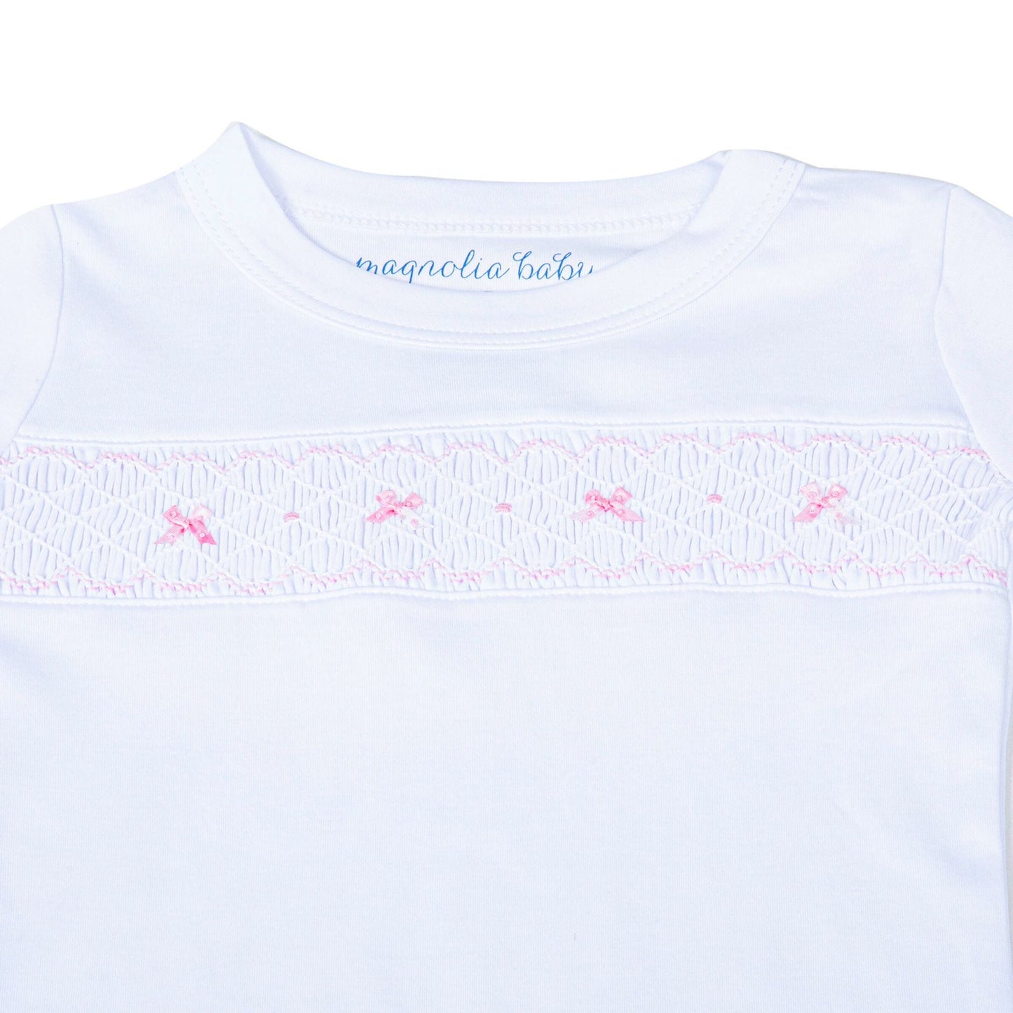 Amelia's Classics Smocked Long Pajamas - Magnolia Baby Girl