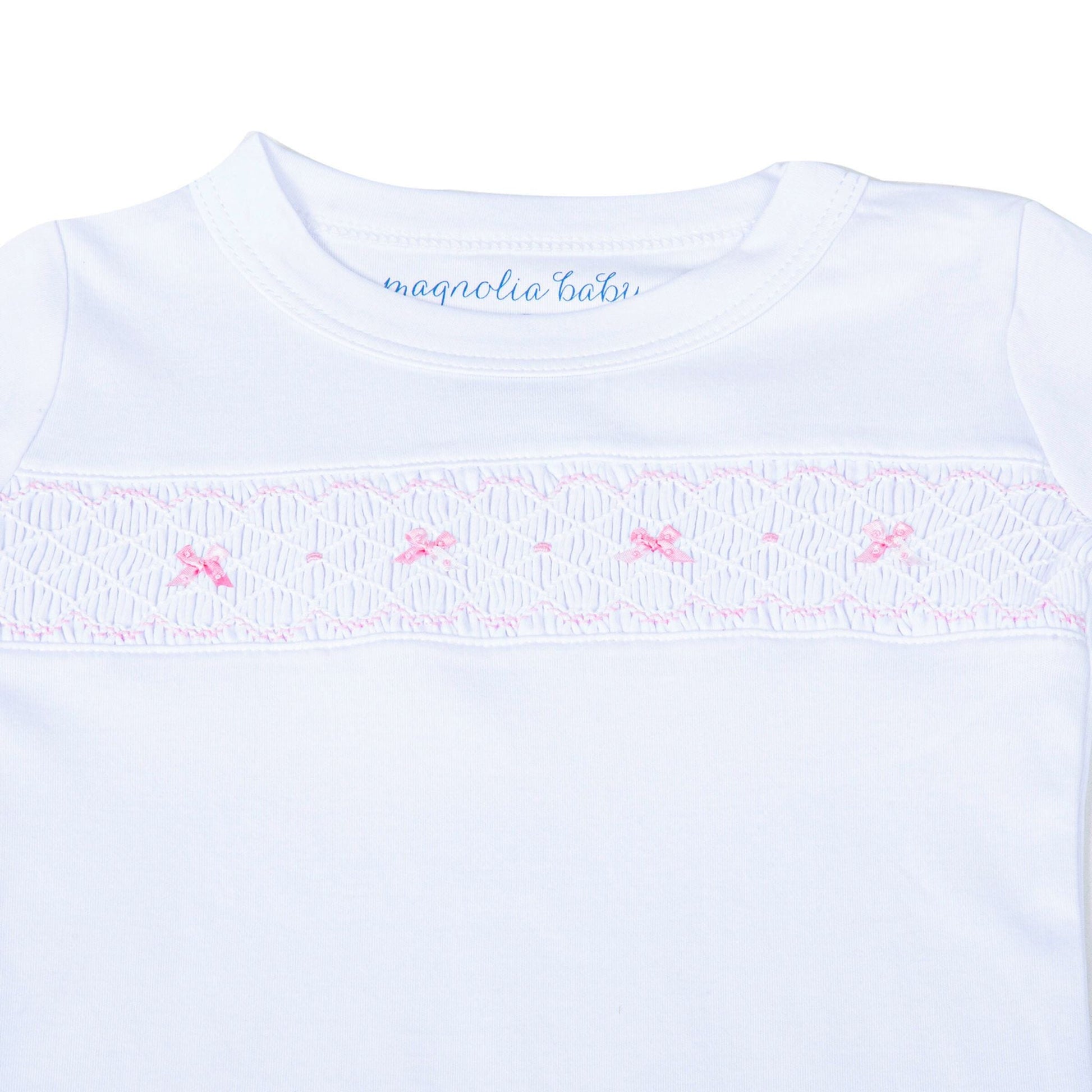 Amelia's Classics Smocked Long Pajamas - Magnolia Baby Girl