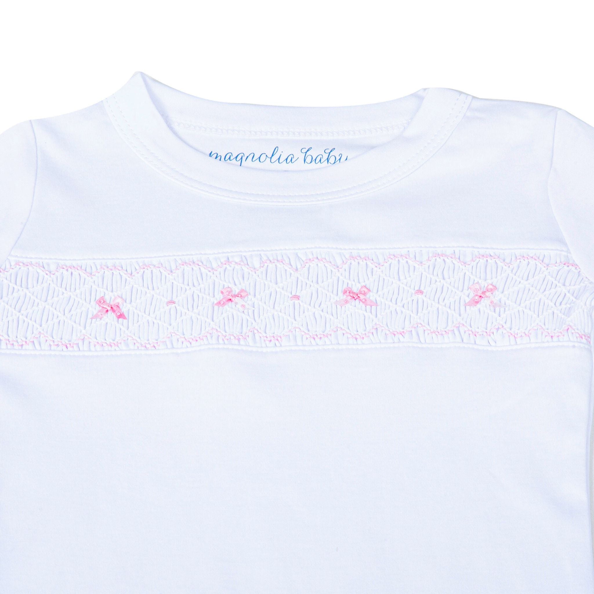 Amelia's Classics Smocked Long Pajamas - Magnolia Baby Girl